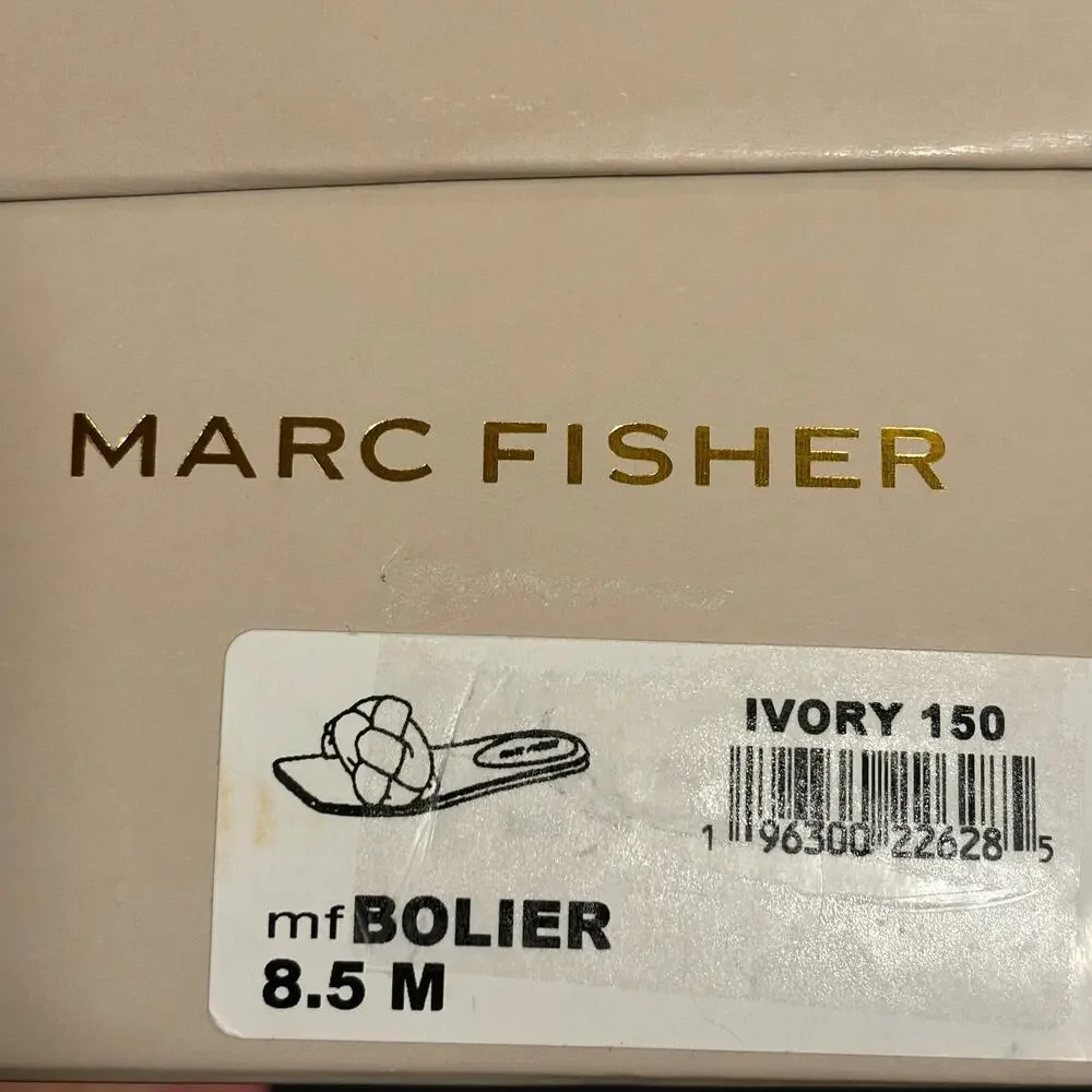 Marc Fisher Bolier Women's Flat Sandals (Ivory Cream, Size 8.5) - Picture 6 of 6